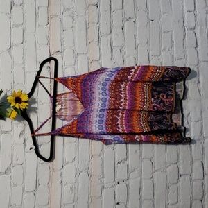 It Girl tank Multicolor Stripe Sz L